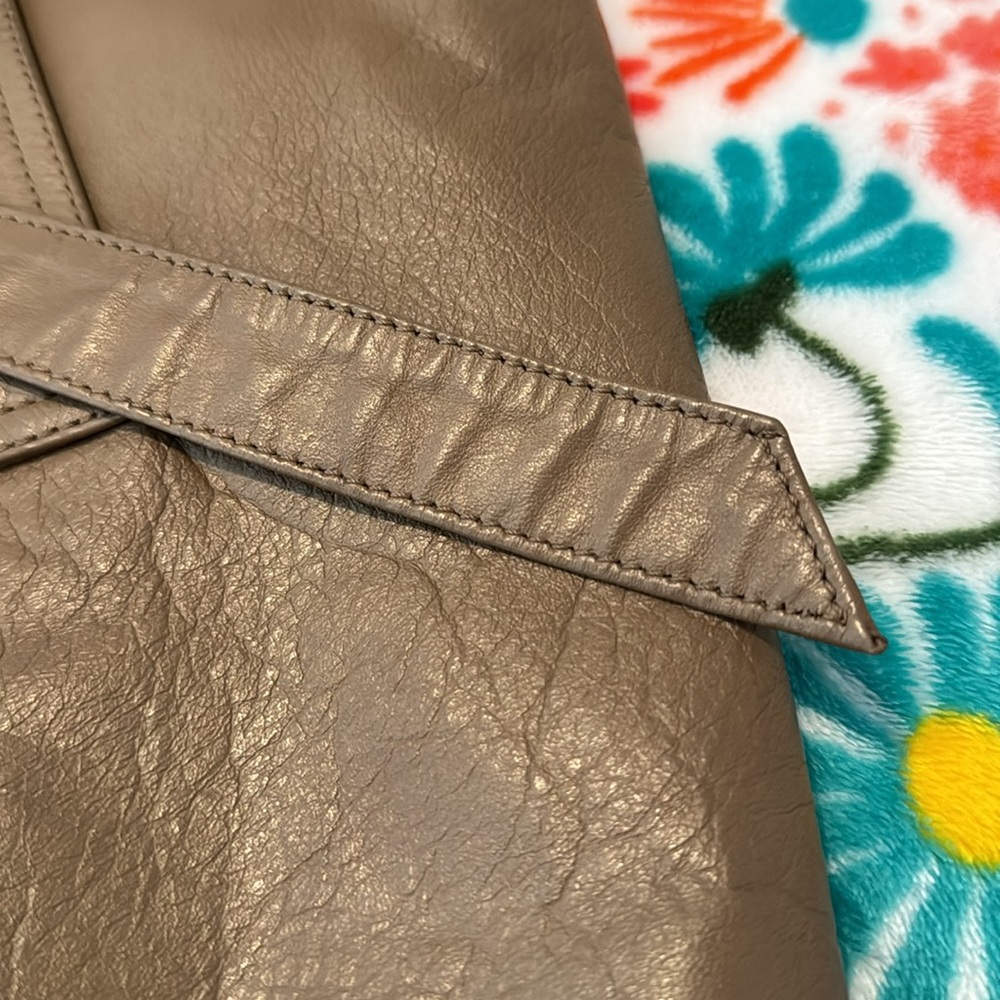 Vintage 1980’s Women’s Wilson’s Suede and Leather Trench-coat in XL/16 - Picture 8 of 16